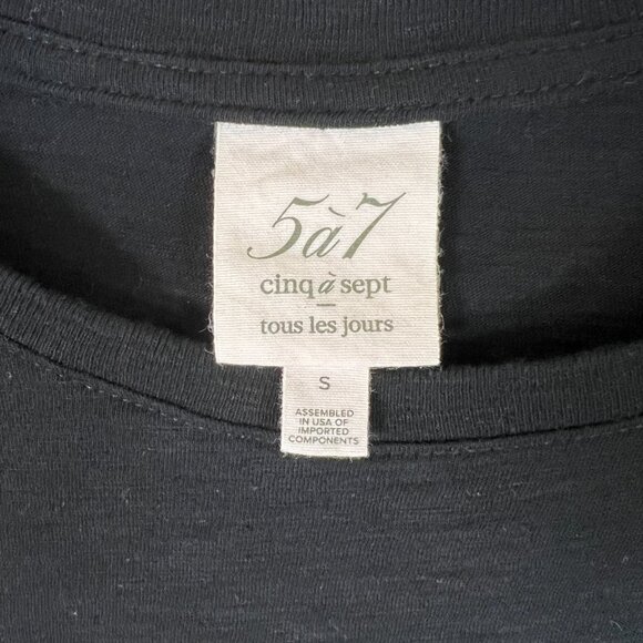 Cinq À Sept Rhinestone Love Letter Heart Tee 100% cotton - Picture 6 of 8